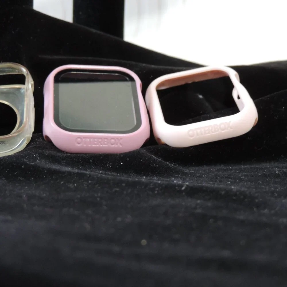Five (5) 40mm Smartwatch Bumpers Otterbox & other brands. Two w/ Screen Guards